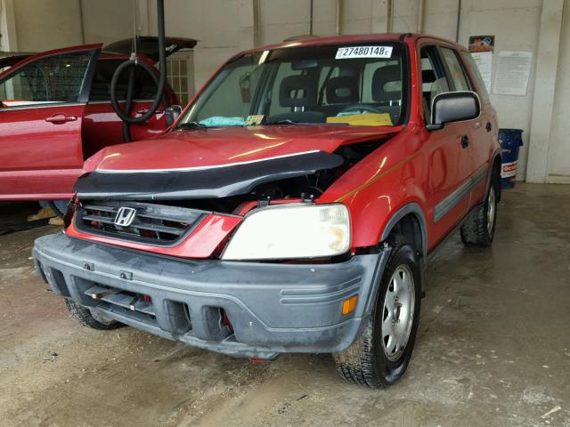 JHLRD1840XC076385 - 1999 HONDA CR-V LX RED photo 2