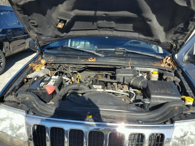 1J4GW48S51C732239 - 2001 JEEP GRAND CHER BLUE photo 7