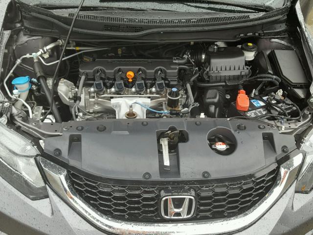 19XFB2F99FE204754 - 2015 HONDA CIVIC EXL GRAY photo 7