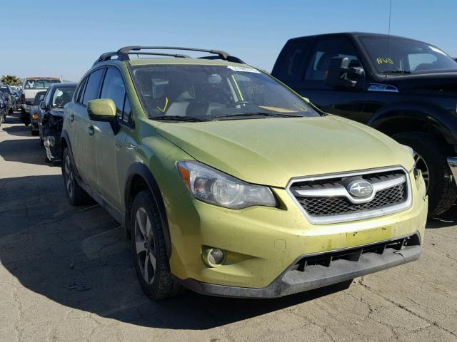 JF2GPBKC7EH300593 - 2014 SUBARU XV CROSSTR GREEN photo 1