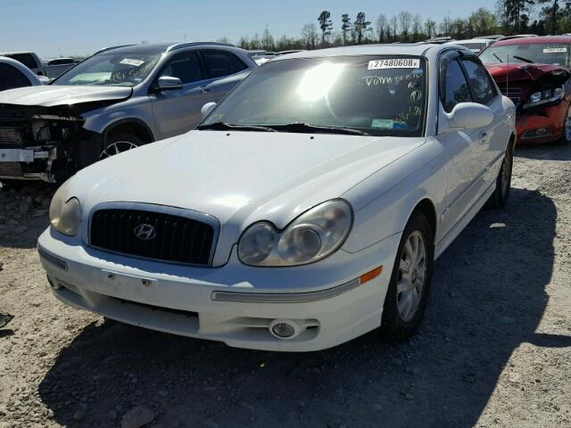 KMHWF35HX3A834540 - 2003 HYUNDAI SONATA GLS WHITE photo 2