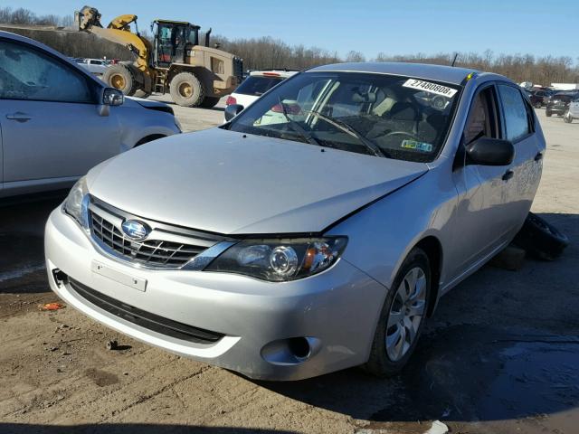 JF1GH61698G819286 - 2008 SUBARU IMPREZA 2. SILVER photo 2