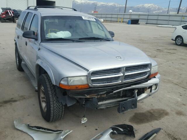 1D4HS48N43F629981 - 2003 DODGE DURANGO SL GRAY photo 1