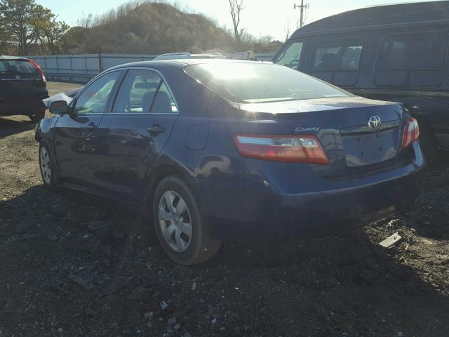 4T1BE46K99U368107 - 2009 TOYOTA CAMRY BASE BLUE photo 3