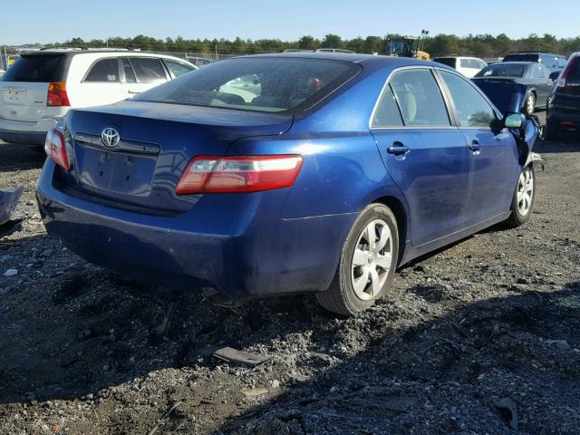 4T1BE46K99U368107 - 2009 TOYOTA CAMRY BASE BLUE photo 4