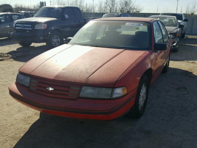 2G1WN54T3P9150061 - 1993 CHEVROLET LUMINA EUR RED photo 2