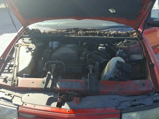 2G1WN54T3P9150061 - 1993 CHEVROLET LUMINA EUR RED photo 7