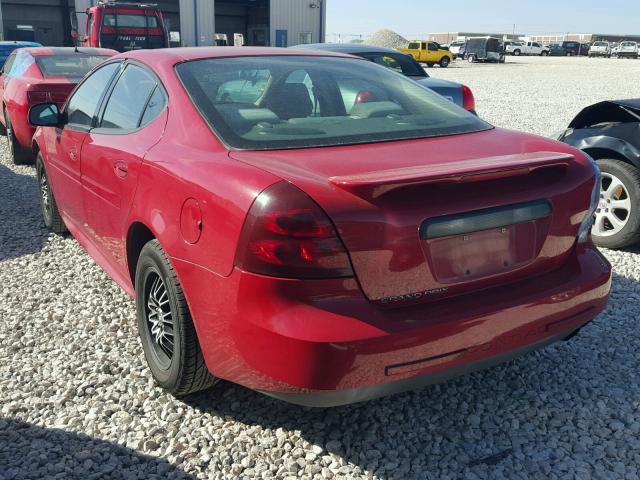 2G2WP552871197953 - 2007 PONTIAC GRAND PRIX RED photo 3