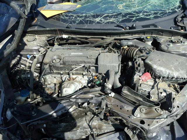 1HGCR2F38GA214868 - 2016 HONDA ACCORD LX GRAY photo 7