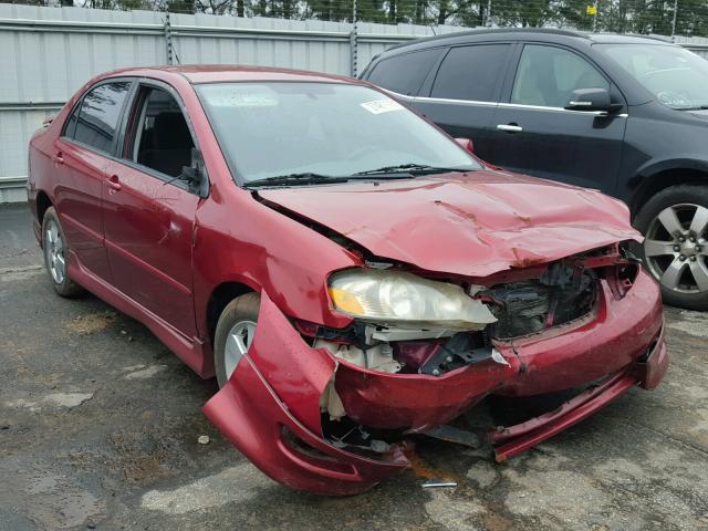 2T1BR32E27C782651 - 2007 TOYOTA COROLLA CE RED photo 1