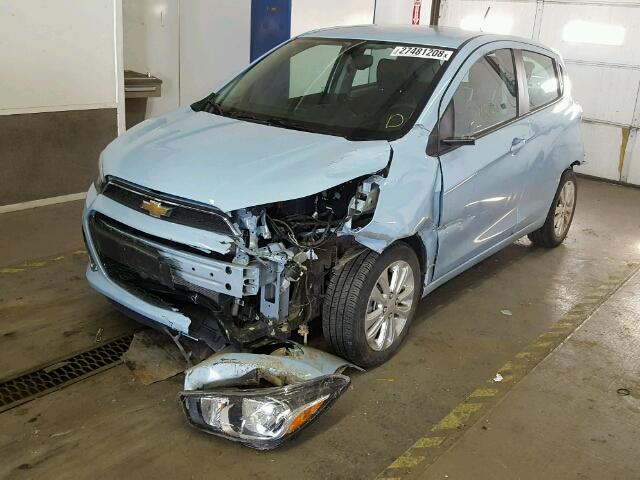 KL8CD6SA3GC579495 - 2016 CHEVROLET SPARK 1LT Синий фото 2
