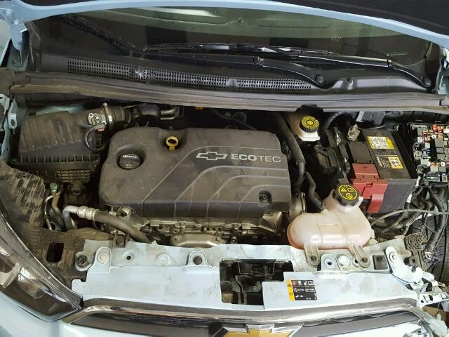 KL8CD6SA3GC579495 - 2016 CHEVROLET SPARK 1LT Синий фото 7