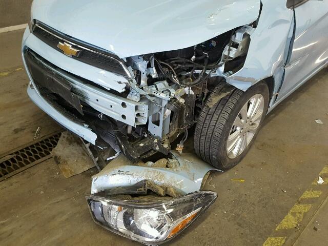 KL8CD6SA3GC579495 - 2016 CHEVROLET SPARK 1LT Синий фото 9