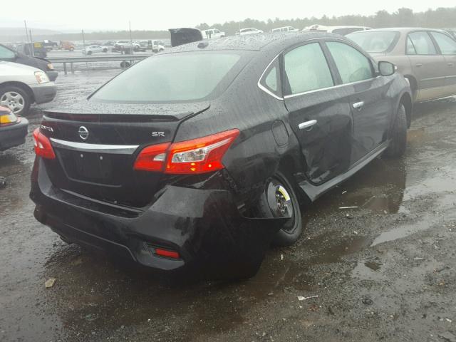 3N1AB7AP1HY393983 - 2017 NISSAN SENTRA S BLACK photo 4