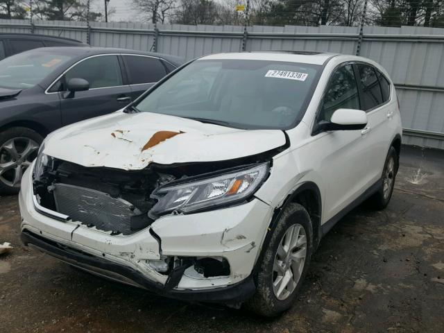 5J6RM3H56GL020849 - 2016 HONDA CR-V EX WHITE photo 2