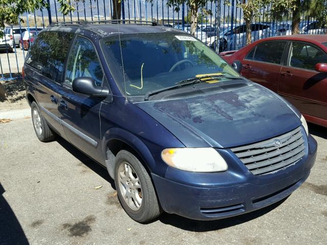 1A4GP45R16B502404 - 2006 CHRYSLER TOWN & COU BLUE photo 1