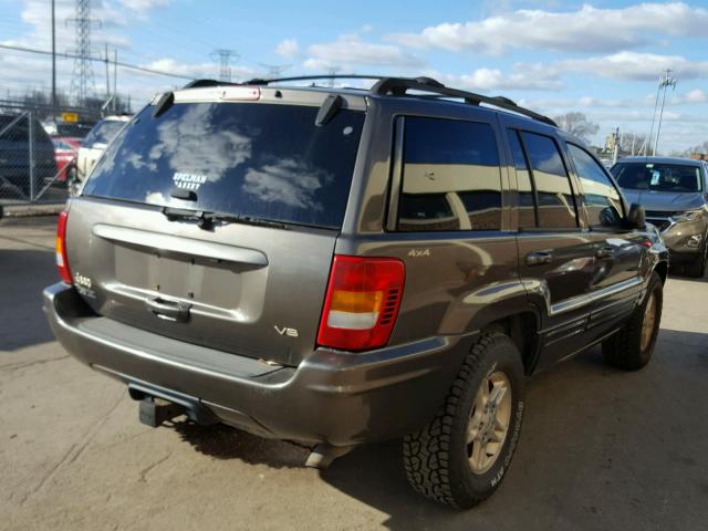 1J4GW68N4XC617985 - 1999 JEEP GRAND CHER GRAY photo 4