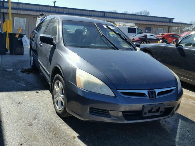 1HGCM56827A001877 - 2007 HONDA ACCORD EX CHARCOAL photo 1