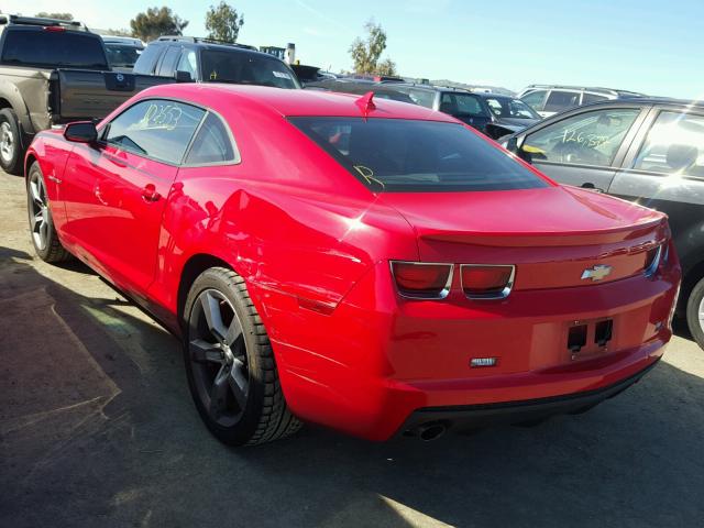 2G1FB1E38C9139633 - 2012 CHEVROLET CAMARO LT RED photo 3