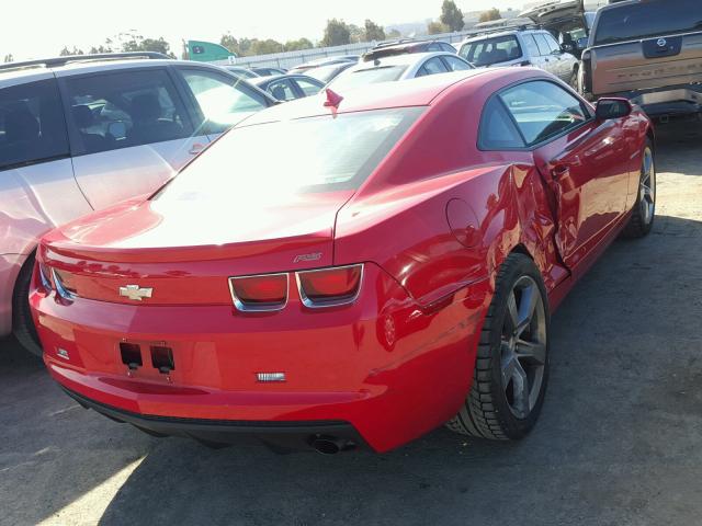 2G1FB1E38C9139633 - 2012 CHEVROLET CAMARO LT RED photo 4