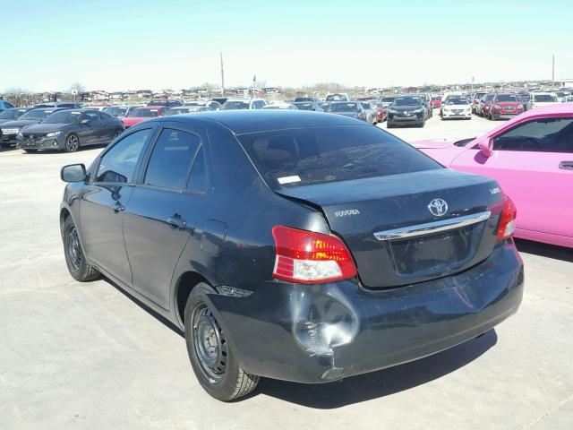 JTDBT923881281756 - 2008 TOYOTA YARIS GRAY photo 3