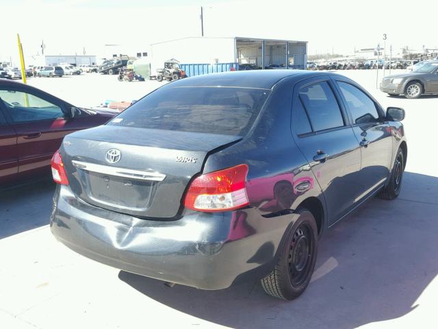 JTDBT923881281756 - 2008 TOYOTA YARIS GRAY photo 4