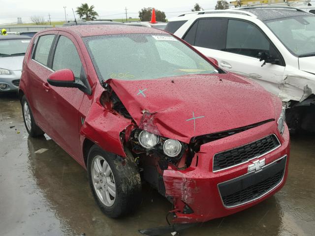 1G1JC6SH4D4142960 - 2013 CHEVROLET SONIC LT RED photo 1