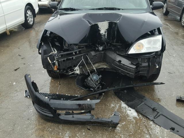 1FAFP34N67W203985 - 2007 FORD FOCUS ZX4 BLACK photo 9