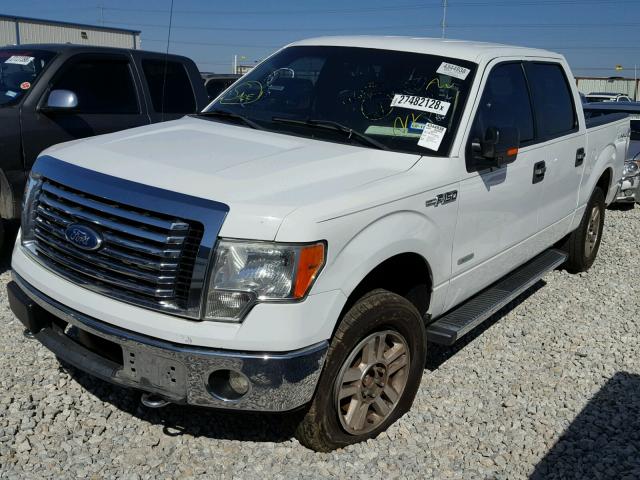 1FTFW1ET9BFC06791 - 2011 FORD F150 SUPER WHITE photo 2