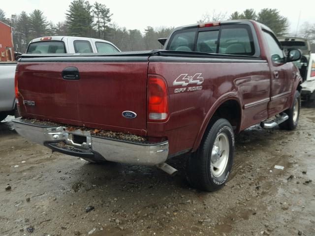 1FTZF18W8WNB18376 - 1998 FORD F150 MAROON photo 4