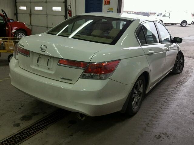 1HGCP2F68CA067641 - 2012 HONDA ACCORD SE WHITE photo 4