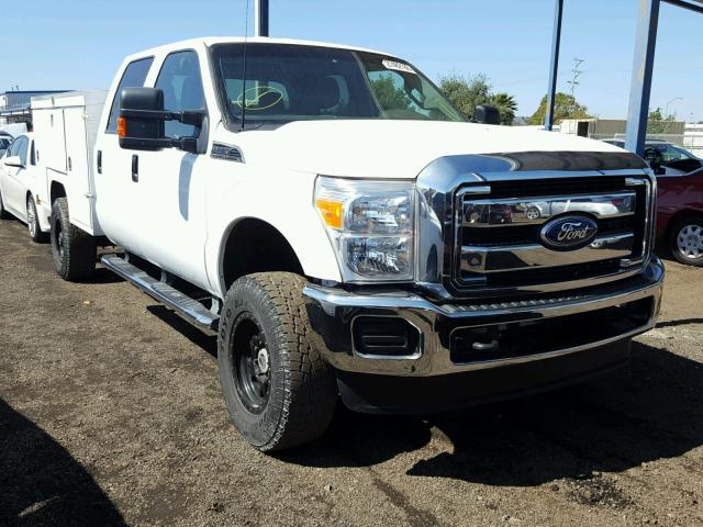 1FT8W3BT4BEB00246 - 2011 FORD F350 SUPER WHITE photo 1