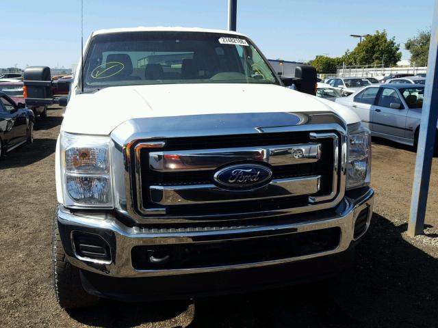 1FT8W3BT4BEB00246 - 2011 FORD F350 SUPER WHITE photo 9