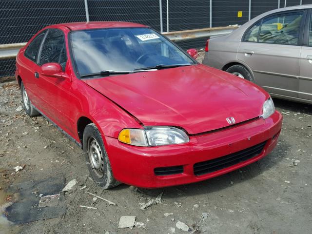 1HGEJ2124SL065483 - 1995 HONDA CIVIC DX RED photo 1