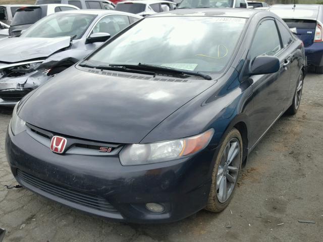 2HGFG21588H705181 - 2008 HONDA CIVIC SI BLACK photo 2