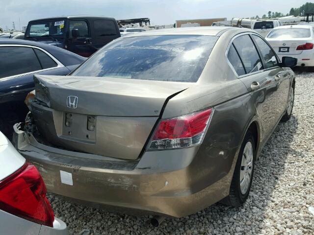 1HGCP26379A023967 - 2009 HONDA ACCORD LX BROWN photo 4