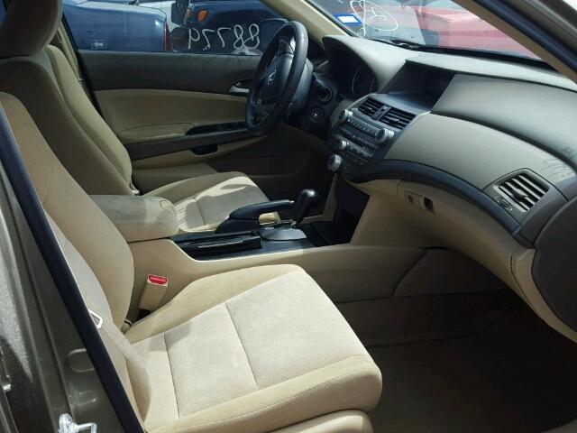 1HGCP26379A023967 - 2009 HONDA ACCORD LX BROWN photo 5