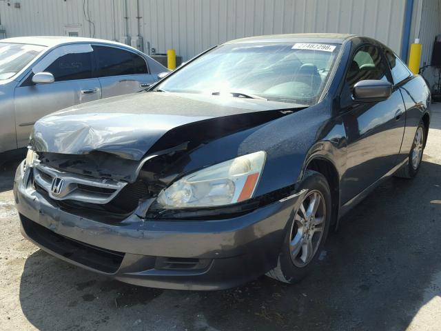 1HGCM72656A013648 - 2006 HONDA ACCORD EX CHARCOAL photo 2