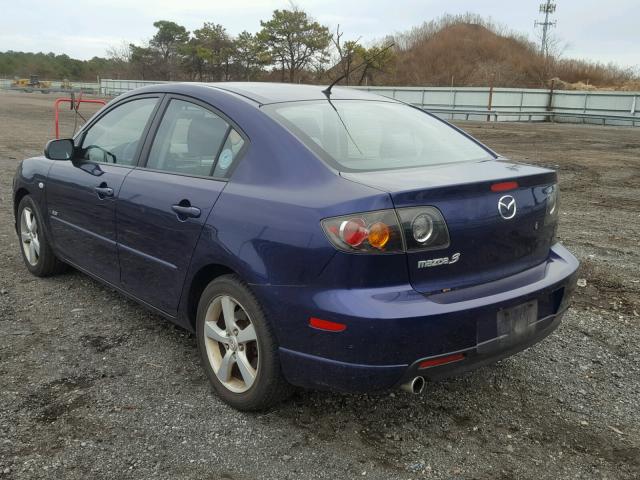 JM1BK324361446456 - 2006 MAZDA 3 S BLUE photo 3