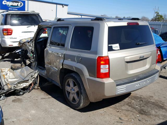 1J4NT4GB5AD523479 - 2010 JEEP PATRIOT LI TAN photo 3