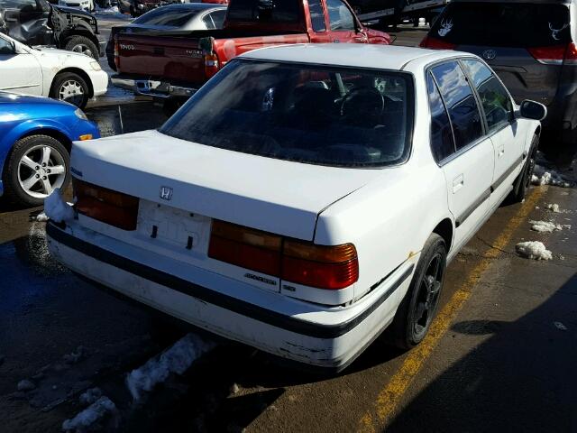 1HGCB7662MA117947 - 1991 HONDA ACCORD EX WHITE photo 4