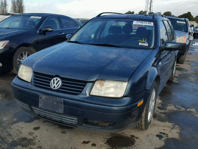 WVWSL61J74W002809 - 2004 VOLKSWAGEN JETTA GLS GREEN photo 2