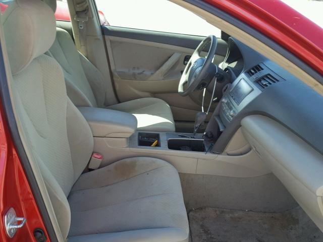 4T1BB46K58U036463 - 2008 TOYOTA CAMRY HYBR RED photo 5