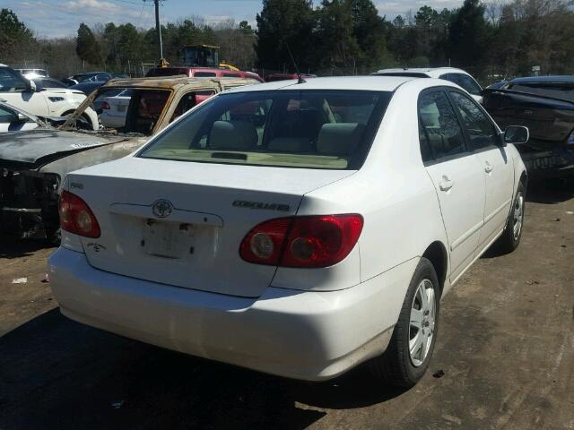 1NXBR32E15Z364920 - 2005 TOYOTA COROLLA CE WHITE photo 4