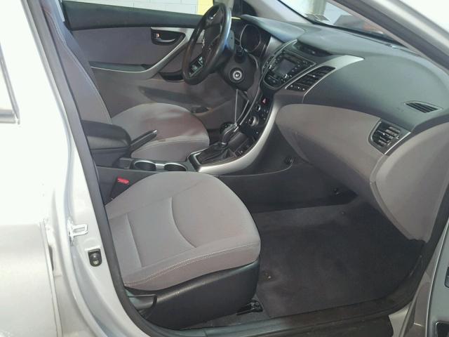 KMHDH4AE4EU068034 - 2014 HYUNDAI ELANTRA SE SILVER photo 5