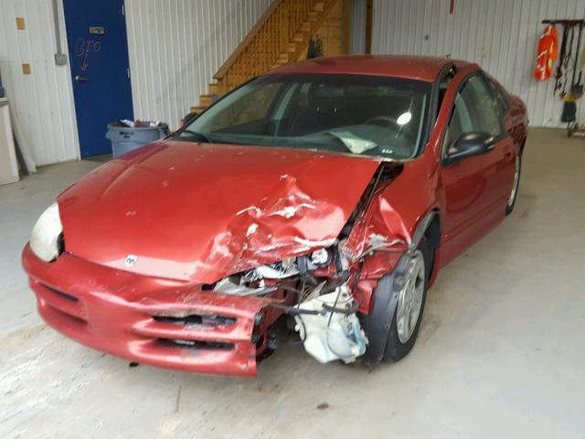 2B3HD46R42H111266 - 2002 DODGE INTREPID S RED photo 2