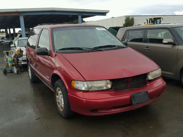 4N2DN1114VD830266 - 1997 NISSAN QUEST XE RED photo 1