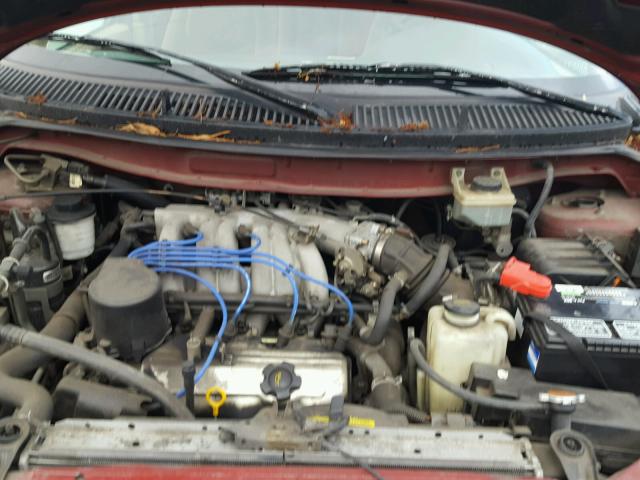 4N2DN1114VD830266 - 1997 NISSAN QUEST XE RED photo 7