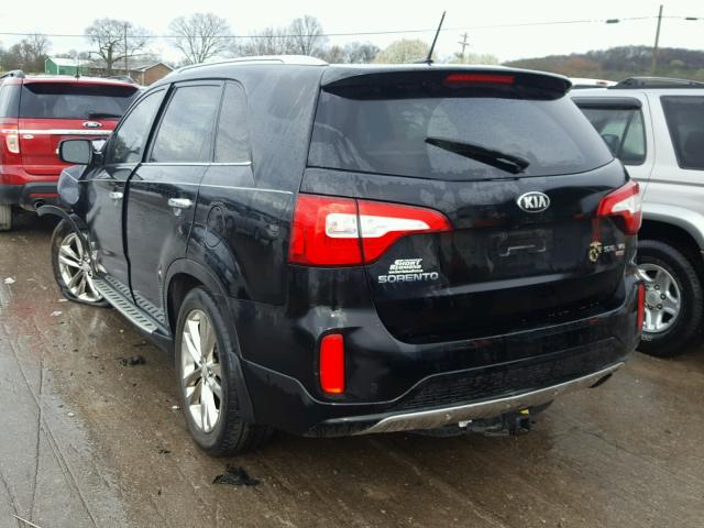 5XYKWDA75EG474571 - 2014 KIA SORENTO SX BLACK photo 3