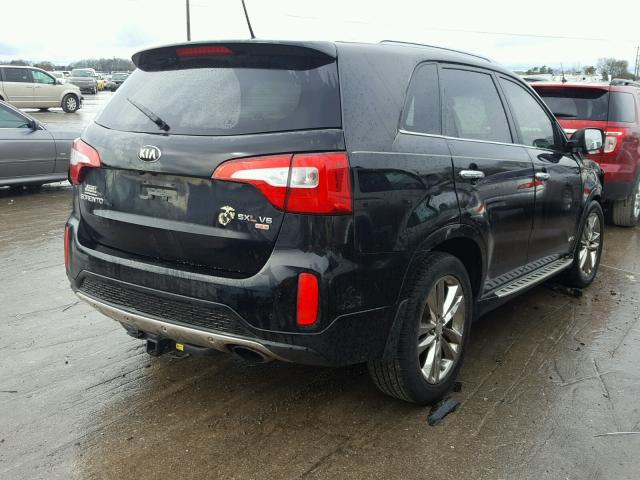 5XYKWDA75EG474571 - 2014 KIA SORENTO SX BLACK photo 4